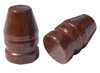 38/357 and 9 MM 125 Truncated Cone Flat Point - Beveled Base Coated Bullet